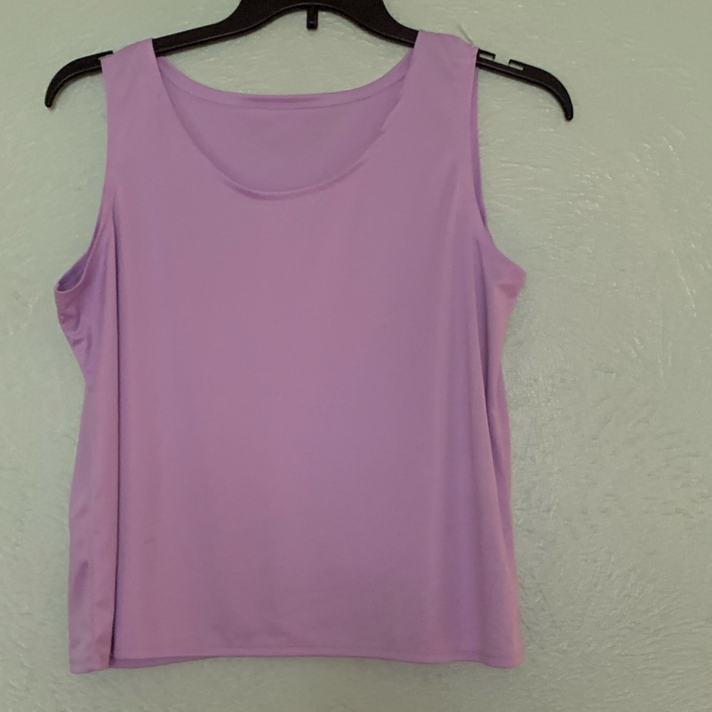 Women’s tank top, and a large light lilac color